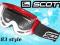 SCOTT GOGLE MX-model 83X style-antyfog-red-TANIO