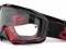 GOGLE FOX MAIN PRO JET BLK TO RED ANTI FOG CROSS