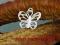 Srebrny wisiorek motyl motylkiem motylek 01 SREBRO