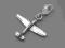 Charms samolot spitfire zawieszka bransoletki 03