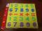PUZZLE PIANKOWE Z CYFERKAMI ŻÓŁTE 24,5 CM X 23 CM