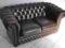 ORYGINALNA SOFA CHESTERFIELD 2 OSOBOWA SKÓRA