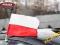 SAMOCHODOWA FLAGA POLSKI - GADŻET KIBICA EURO 2012