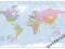 Polityczna mapa Świata - plakat 100x140 cm