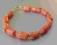 Koral pomarańczowy - bransoletka