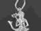 WISIOREK SREBRNY, znak zodiaku: WODNIK, pr. 925