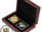 Etui na dwie monety w kapsułach quadrum