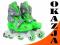 ZIELONE ROLKI DZIECIĘCE, REGULACJA ROZMIARU -sport