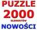 PUZZLE 2000 elem.17 wzorów CASTORLAND SUPER CENA