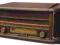 STYLOWE RADIO RETRO + CD + GRAMOFON CAMRY CR1105
