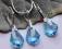 AQUAMARINE Barok Piękny Zestaw Swarovski Crystal