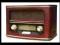 STYLOWE RADIO RETRO DREWNIANE CAMRY CR1103 FM/LW