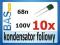 Kondensator foliowy _ MKT _ 68nF _ 100V _ 10szt