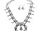 Zestaw Artystyczny Naszyjnik z Kolczykami