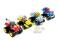 4 AUTKA WYŚCIGOWE Z NAPĘDEM ZABAWKA KLOCKI HIT