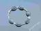BRANSOLETKA BLACK STONES BR146 LITE SREBRO 925