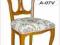Piękne Włoskie Krzesło A07V  Producent Mebli BEKAS