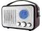 Radio Budzik Termometr Retro Essentielb By Pretty