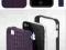 SwitchEasy Reptile Viola Etui iPhone 4/4s + Folia