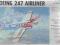 UNIKAT!!!  Boeing 247 Airliner / Williams Bros.