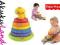 FISHER PRICE-Edukacyjna piramidka z kaczuszką!!!