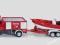 SIKU Straż  Pożarna Unimog z Łodzią
