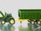 SIKU Traktor John Deere z Przyczepą,Ład.