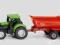 SIKU Traktor z Przyczepą