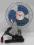 WENTYLATOR SAMOCHODOWY 12V CHROMOWANA SIATKA B/W