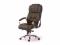 Fotel biurowy FOSTER ciemny brąz skóra MULTIBLOCK