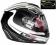 KASK LS2 FF351.5 DIAMOND 2 GLOSS WHITE BLACK XS