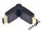 ADAPTER HDMI(F)->HDMI (M) KĄTOWY REGULOWANY