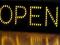 PROMOCJA REKLAMA LED ZEWNĘTRZNA OPEN 50x20 cm