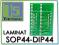 Laminat do adaptera SOP44-DIP44