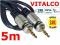 VITALCO przewód kabel JACK 3,5 mm - JACK 3,5mm 5m