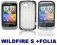 ETUI GEL GUMA BACK CASE HTC WILDFIRE S A510 +FOLIA