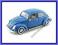 VW KAFFER BEETLE 1955 Bburago 1:18 GOLD 12029 BLUE