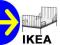 NAJTANIEJ IKEA MINNEN LOZKO DZIECIECE+MATERAC 10CM