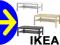 NAJTANIEJ IKEA LACK 118x78 STOLIK STOL LAWA KURIER
