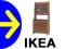 IKEA LEKSVIK BUFET SZAFKA JADALNIA KUCHNIA WYSOKI