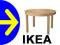 #IKEA BJURSTA STÓŁ ROZSUWANY OKRĄGŁY KUCHNIA
