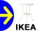 IKEA LINDVED STOLIK NOCNY KAWOWY OKRĄGŁY SALON