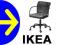 IKEA GREGOR FOTEL OBROTOWY KRZESŁO GABINET