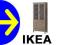 NAJTANIEJ IKEA HEMNES WITRYNA 4 SZUFLADY JADALNIA
