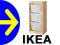 NAJTANIEJ IKEA TROFAST REGAŁ Z POJEMNIKAMI SZAFKA