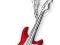 ZAWIESZKA CHARMS - GITARA c351