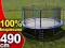 *TRAMPOLINA 16 FT 490 CM, SIATKA, POKROWIEC, TORBA