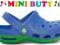 CROCS DUET PLUS SEA 21-22 KLAPKI 4/5 MINIBUTY