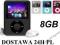 8GB Odtwarzacz MP4 MP3 DYKTAFON kw ładowarka PL