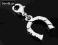 Zawieszka Charms Antyalergiczne PODKOWA K1512